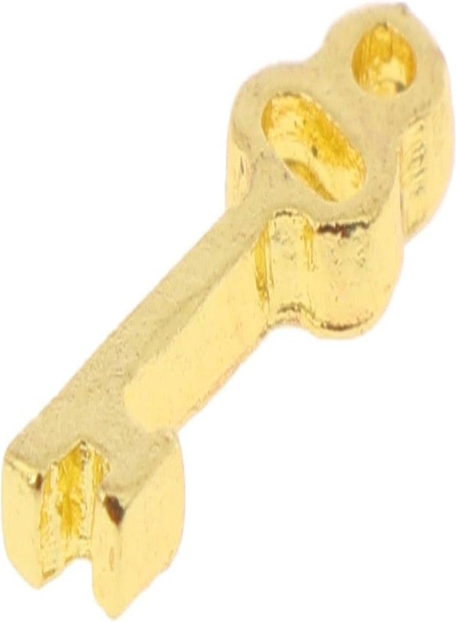 aoukoslt 4 Set Gold 1/12 Miniature Door Knob Lock and Key Dollhouse Decoration Accessories, Dollhouse Accessories, Dollhouse Decor, Decorations - Image 5